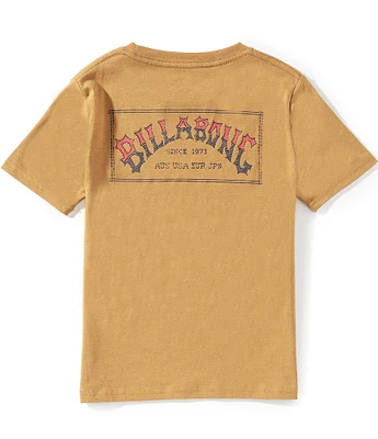 Billabong Little Boys 4-7 Short Sleeve Original Arch T-Shirt