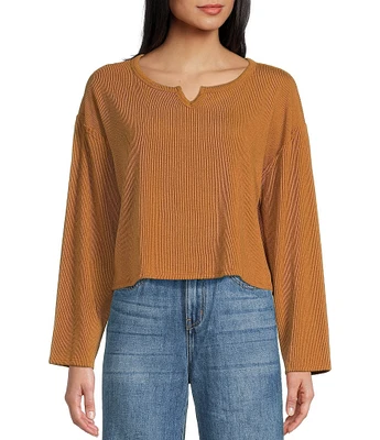 Billabong Mai Tai Long Sleeve Rib Knit Top