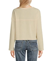 Billabong Mai Tai Long Sleeve Rib Knit Top