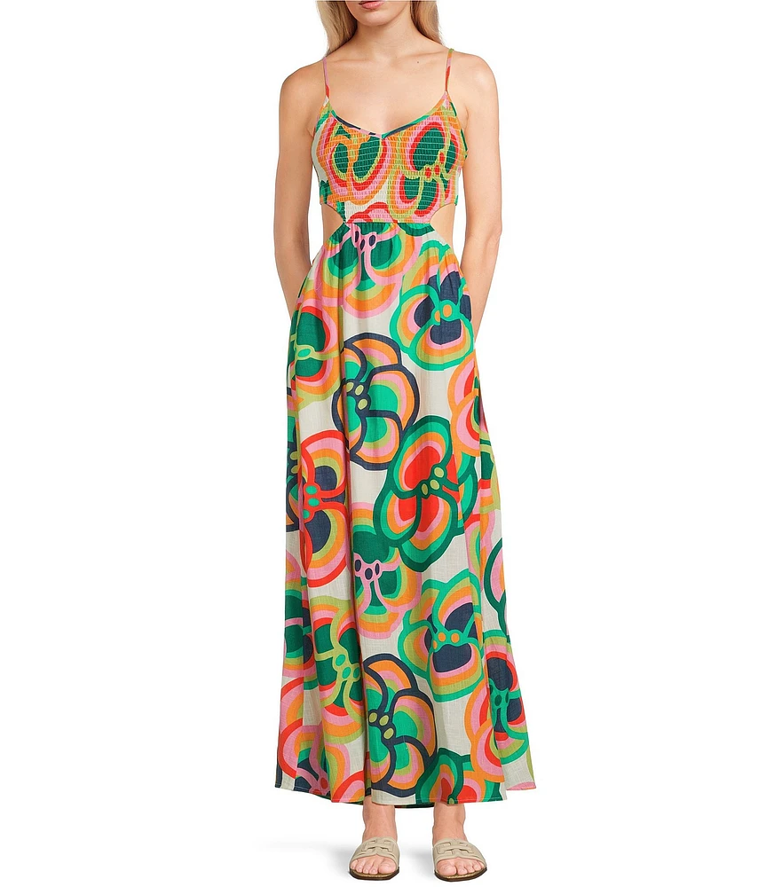 Billabong Miami Wata Sleeveless Long A-Line Dress