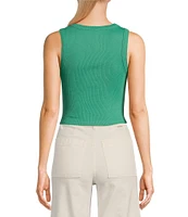 Billabong New Beginnings Cropped Graphic Tank Top