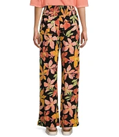 Billabong New Waves 2 High Rise Crinkle Gauze Printed Pants