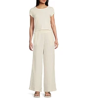 Billabong New Waves High Rise Relaxed Gauze Pants