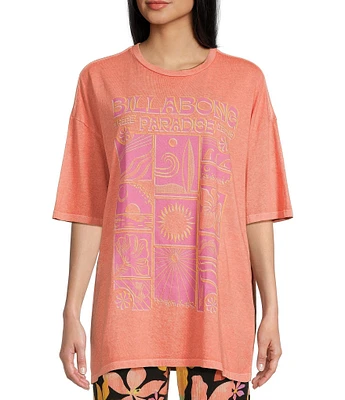 Billabong Paradise Begins Short Sleeve Boyfriend T-Shirt