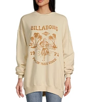 Billabong Ride In Crew Oversized Graphic Sweatshirt
