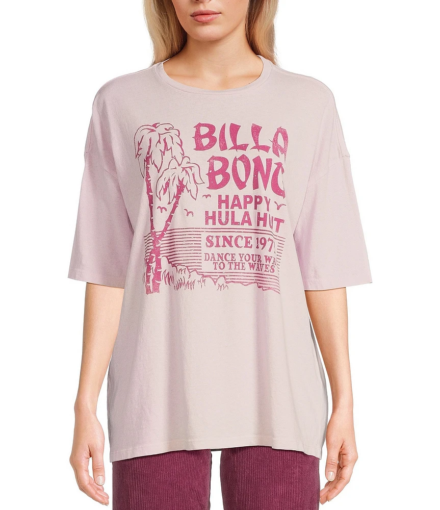 Billabong Slow Down Short Sleeve Oversized Graphic T-Shirt