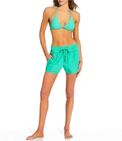 Billabong Sol Searcher Pigment Solid Drawcord Waist Boardshort Swim Cover-Up