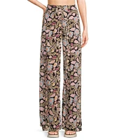 Billabong Split Spirit High Rise Multi Floral Print Pants