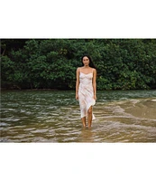 Billabong Sunset Love Sleeveless Floral Printed A-Line Dress