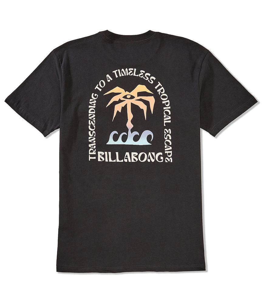 Billabong Troppo Premium Short Sleeve Retro Graphic T-Shirt