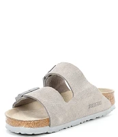 Birkenstock Women's Arizona Soft Footbed Suede Slip On Sandals