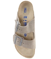 Birkenstock Women's Arizona Soft Footbed Suede Slip On Sandals