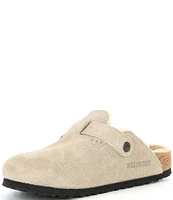 Birkenstock Women's Boston Suede Shearling-Lined Clogs