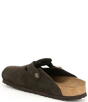 Birkenstock Women's Boston Suede Soft Footbed Clogs