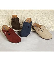 Birkenstock Women's Boston Suede Soft Footbed Clogs