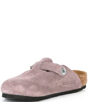 Birkenstock Girls' Boston Suede Clogs (Toddler)