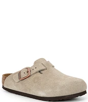 Birkenstock Kids' Boston Suede Clogs (Infant)