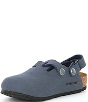 Birkenstock Kids' Tokio Birkibuc® Backstrap Clogs (Toddler)