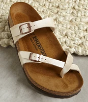 Birkenstock Women's Mayari Adjustable Buckle Criss Cross Thong Sandals