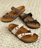 Birkenstock Women's Mayari Adjustable Buckle Criss Cross Thong Sandals