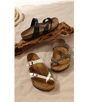 Birkenstock Women's Mayari Adjustable Buckle Criss Cross Thong Sandals