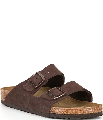 Birkenstock Men's Arizona Grained Nubuck Sandals