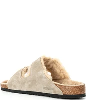 Birkenstock Men's Arizona Suede Shearling Sandals