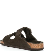 Birkenstock Men's Arizona Suede Shearling Sandals