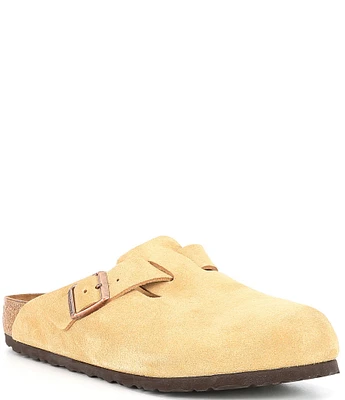 Birkenstock Men's Boston Suede Clogs