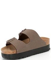 Birkenstock Women's Arizona Platform Flex Double Buckle Sandals