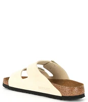 Birkenstock Women's Arizona Soft Footbed Suede Nubuck Buckle Detail Sandals