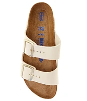 Birkenstock Women's Arizona Soft Footbed Suede Nubuck Buckle Detail Sandals