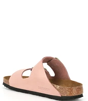 Birkenstock Women's Arizona Soft Footbed Suede Nubuck Buckle Detail Sandals