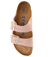 Birkenstock Women's Arizona Soft Footbed Suede Nubuck Buckle Detail Sandals