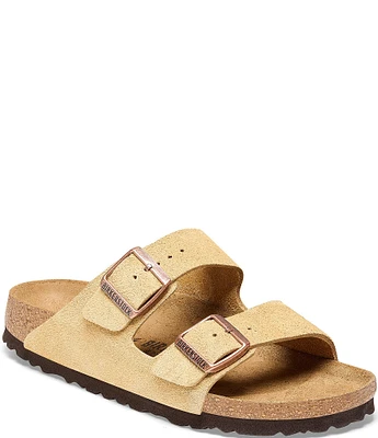 Birkenstock Women's Arizona Suede Dual Buckle Sandals