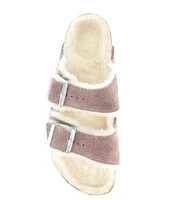 Birkenstock Women's Arizona Suede Shearling Sandals