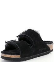 Birkenstock Women's Arizona Suede Shearling Sandals