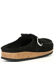 Birkenstock Women's Buckley Suede Buckle Clogs