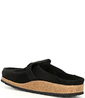 Birkenstock Women's Buckley Suede Buckle Clogs