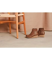 Papillo by Birkenstock Ebba Leather Platform Wedge Booties