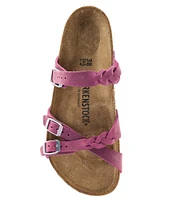 Birkenstock Women's Franca Braid Oiled Leather Strappy Sandals