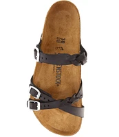 Birkenstock Women's Franca Braid Oiled Leather Strappy Sandals