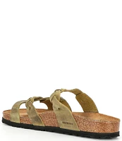 Birkenstock Women's Franca Braid Oiled Leather Strappy Sandals