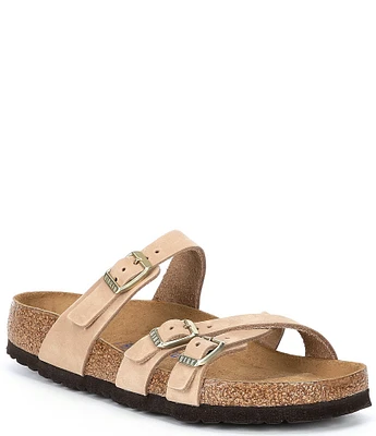 Birkenstock Women's Franca Suede Nubuck Sandals