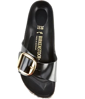 Birkenstock Women's Madrid Big Buckle High Shine Slide Sandals