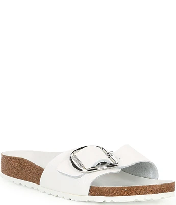 Birkenstock Women's Madrid Big Buckle Leather Slide Sandals