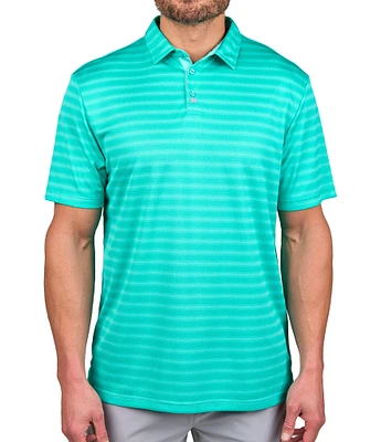 BLACK CLOVER Oli Striped Short Sleeve Polo Shirt