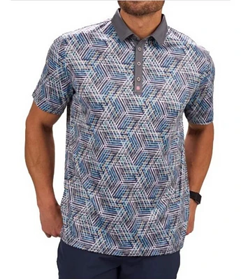 BLACK CLOVER Lucky Lines Short Sleeve Polo Shirt