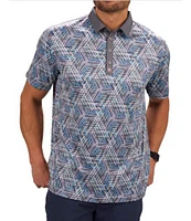 BLACK CLOVER Lucky Lines Short Sleeve Polo Shirt