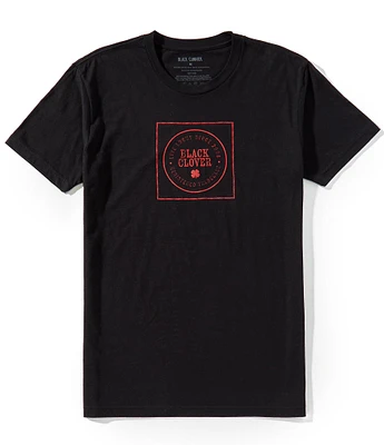 BLACK CLOVER Trademark Graphic Short Sleeve T-Shirt